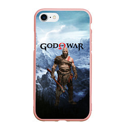 Чехол iPhone 7/8 матовый Великий God of War Z, цвет: 3D-светло-розовый