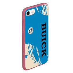 Чехол iPhone 7/8 матовый Buick Logo emblem, цвет: 3D-малиновый — фото 2
