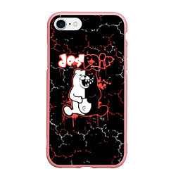 Чехол iPhone 7/8 матовый Monokuma монокума, цвет: 3D-баблгам