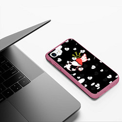 Чехол iPhone 7/8 матовый Payton Moormeie пейтон, цвет: 3D-малиновый — фото 2