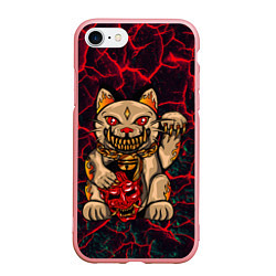 Чехол iPhone 7/8 матовый Злой кот Вуду, цвет: 3D-баблгам