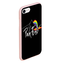 Чехол iPhone 7/8 матовый PINK FLOYD - ПИНК ФЛОЙД ЛУЖА, цвет: 3D-светло-розовый — фото 2