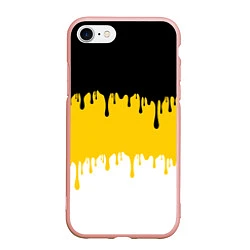 Чехол iPhone 7/8 матовый Российская Империя потёки, цвет: 3D-светло-розовый