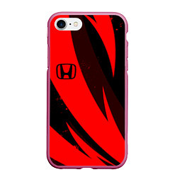 Чехол iPhone 7/8 матовый HONDA RED ХОНДА КРАСНЫЙ, цвет: 3D-малиновый
