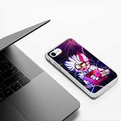 Чехол iPhone 7/8 матовый Foxy Five Nights at Freddys, цвет: 3D-белый — фото 2
