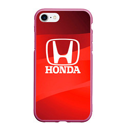 Чехол iPhone 7/8 матовый HONDA хонда, цвет: 3D-малиновый