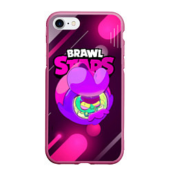 Чехол iPhone 7/8 матовый EVE ЕВА PINK BrawlStars, цвет: 3D-малиновый