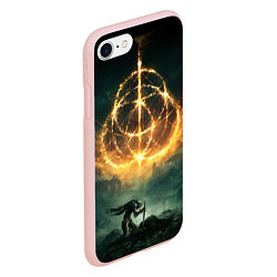 Чехол iPhone 7/8 матовый ELDEN RING - ВОИН, цвет: 3D-светло-розовый — фото 2