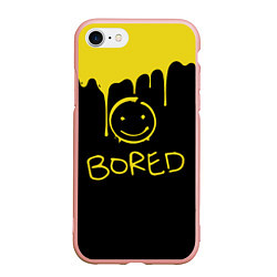 Чехол iPhone 7/8 матовый Sherlock Bored Big Smile, цвет: 3D-светло-розовый