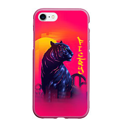 Чехол iPhone 7/8 матовый Sunset, цвет: 3D-малиновый
