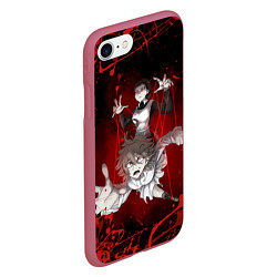 Чехол iPhone 7/8 матовый Эмма марионетка, цвет: 3D-малиновый — фото 2