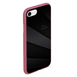 Чехол iPhone 7/8 матовый JAGUR ЯГУАР autosport, цвет: 3D-малиновый — фото 2