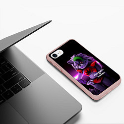 Чехол iPhone 7/8 матовый Five Nights at Freddys: Security Breach Волчица Ро, цвет: 3D-светло-розовый — фото 2