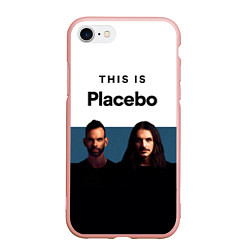 Чехол iPhone 7/8 матовый Плацебо Дуэт, цвет: 3D-светло-розовый