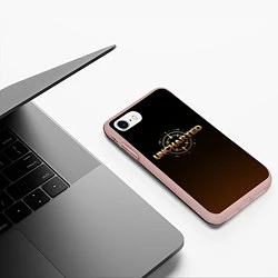 Чехол iPhone 7/8 матовый Анчартед: На картах не значится, цвет: 3D-светло-розовый — фото 2