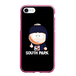 Чехол iPhone 7/8 матовый South Park - мультфильм Южный парк, цвет: 3D-малиновый
