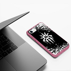 Чехол iPhone 7/8 матовый Die Antwoord Yolandi, цвет: 3D-малиновый — фото 2