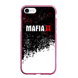 Чехол iPhone 7/8 матовый MAFIA II Definitive Edition, цвет: 3D-малиновый