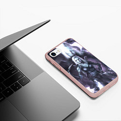 Чехол iPhone 7/8 матовый Vampire Bloodhunt спина, цвет: 3D-светло-розовый — фото 2