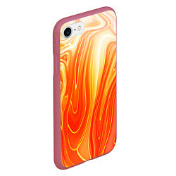 Чехол iPhone 7/8 матовый Карамельная нуга Гранж, цвет: 3D-малиновый — фото 2