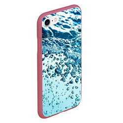 Чехол iPhone 7/8 матовый Wave Pacific ocean, цвет: 3D-малиновый — фото 2
