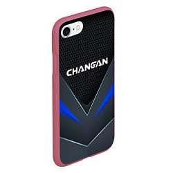 Чехол iPhone 7/8 матовый CHANGAN - TECHNOLOGY ARMOR, цвет: 3D-малиновый — фото 2