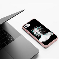 Чехол iPhone 7/8 матовый Горгона медуза medusa gorgon, цвет: 3D-светло-розовый — фото 2