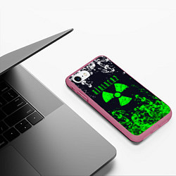 Чехол iPhone 7/8 матовый STALKER 2 СТАЛКЕР 2 ВОДА, цвет: 3D-малиновый — фото 2