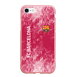 Чехол iPhone 7/8 матовый Barcelona Пламя, цвет: 3D-баблгам
