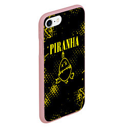 Чехол iPhone 7/8 матовый Nirvana piranha, цвет: 3D-баблгам — фото 2