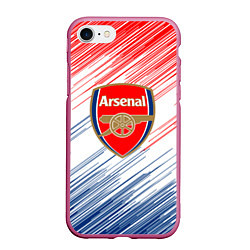 Чехол iPhone 7/8 матовый Арсенал arsenal logo