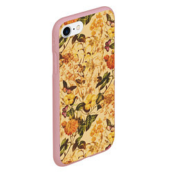 Чехол iPhone 7/8 матовый Цветы Летний Закат, цвет: 3D-баблгам — фото 2