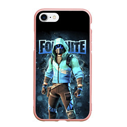 Чехол iPhone 7/8 матовый Fortnite Surf Strider Кульный чувак Video game, цвет: 3D-светло-розовый