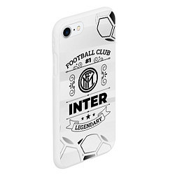 Чехол iPhone 7/8 матовый Inter Football Club Number 1 Legendary, цвет: 3D-белый — фото 2