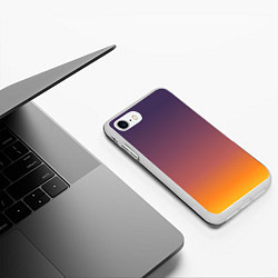 Чехол iPhone 7/8 матовый Sunset Gradient, цвет: 3D-белый — фото 2