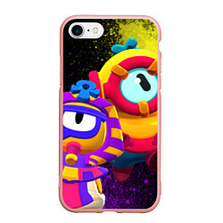 Чехол iPhone 7/8 матовый Otis Pharaotis, цвет: 3D-светло-розовый