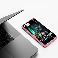 Чехол iPhone 7/8 матовый Сяо-маска Якса, цвет: 3D-баблгам — фото 2