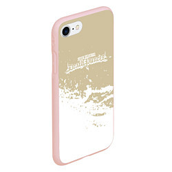 Чехол iPhone 7/8 матовый Five Finger Death Punch - rock, цвет: 3D-светло-розовый — фото 2