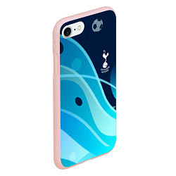 Чехол iPhone 7/8 матовый Tottenham hotspur Абстракция, цвет: 3D-светло-розовый — фото 2