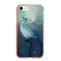 Чехол iPhone 7/8 матовый Beautiful Peacock