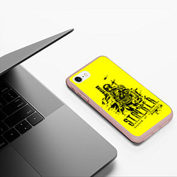 Чехол iPhone 7/8 матовый STALKER Тень Чернобыля Альтернатива, цвет: 3D-светло-розовый — фото 2