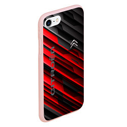 Чехол iPhone 7/8 матовый Citroёn - sport, цвет: 3D-светло-розовый — фото 2