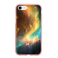 Чехол iPhone 7/8 матовый Крыло звезды, цвет: 3D-светло-розовый