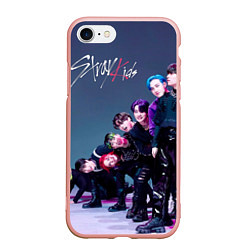 Чехол iPhone 7/8 матовый Stray Kids K Idols, цвет: 3D-светло-розовый