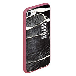 Чехол iPhone 7/8 матовый Vanguard rags - Milano, цвет: 3D-малиновый — фото 2