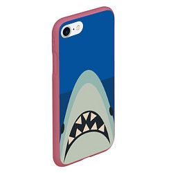 Чехол iPhone 7/8 матовый Монстр Океана, цвет: 3D-малиновый — фото 2