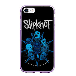 Чехол iPhone 7/8 матовый Slipknot - pentagram