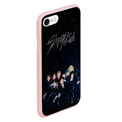 Чехол iPhone 7/8 матовый Stray Kids boy band, цвет: 3D-светло-розовый — фото 2