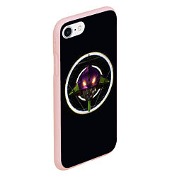 Чехол iPhone 7/8 матовый Evangelion grunge, цвет: 3D-светло-розовый — фото 2