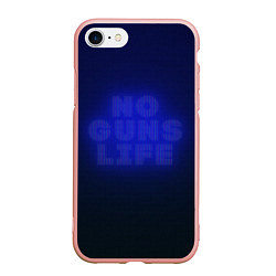 Чехол iPhone 7/8 матовый No guns life tv, цвет: 3D-светло-розовый